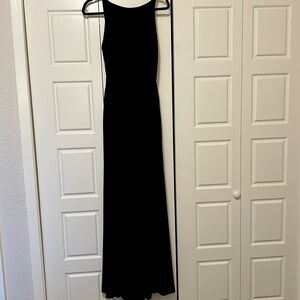 Navy Blue MacDuggal Ieena Gown, Size 6